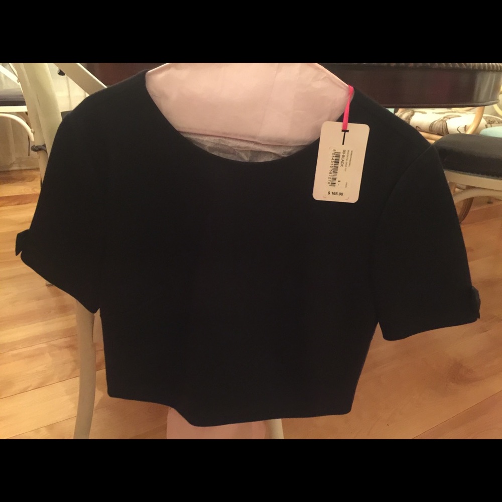 NWT Ted Baker London Bow Detail Crop Top Size 4